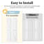 Double panel Wood Bi-Fold Barn Door with Installation Hardware Kit-115353649