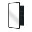 Armoire à miroir murale encastrée en métal-375835332