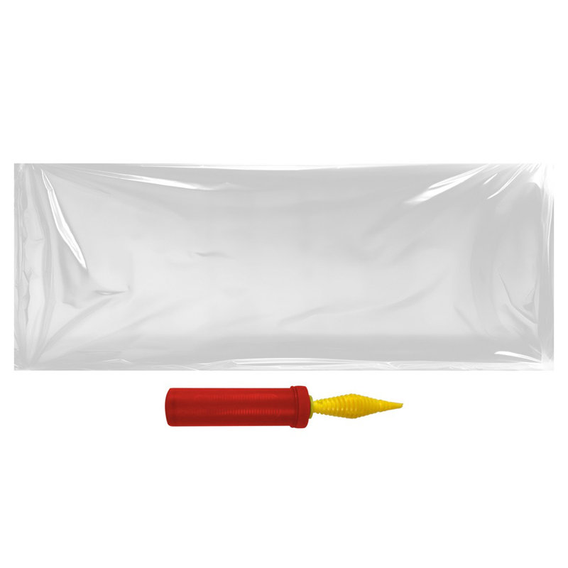 Libération de ballons de sac de livraison de la fête du Nouvel An avec la pompe à air, H 9 po x l 12 po x P 4 po