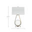 Lampe de table émeraude - blanc-113970108