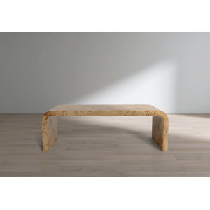 Kaiyanna Solid Wood Sled Coffee Table