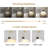 Modern Wall Sconce With Rechargeable Led Bulbs Vanity Lighting (Set of 2)-7460121