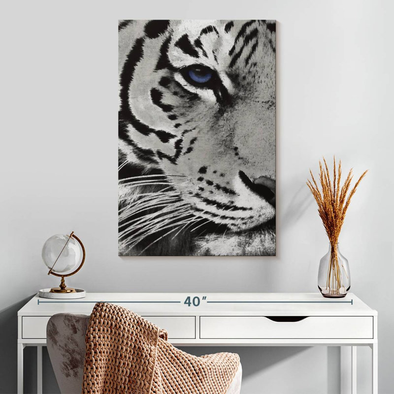 Tiger Purple Eye I, 30" H x 20" W