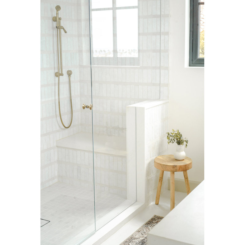 Pure White Zellige Ceramic Wall Tile 2x6, Pure White
