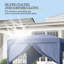 Medberry 3m x 3m Steel Pop-up Gazebo-669427523