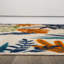 Tapis d'intérieur / extérieur en nylon tissé à la machine Brook bleu / vert / orange-699871216