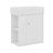 Modern Floating Bathroom Vanity With Ceramic Basin - Left Side Storage