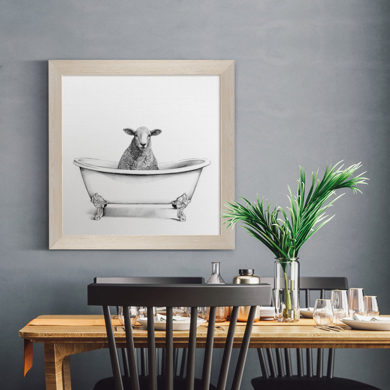 Bobine V-impression sur toile encadrée, H 27,5 po x l 27,5 po x P 1,5 po, Cadre blanc
