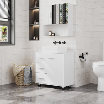 Raengel Freestanding Bathroom Storage Cabinet