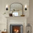 1-Light Modern Fabric Shade Wall Sconce-1188162627
