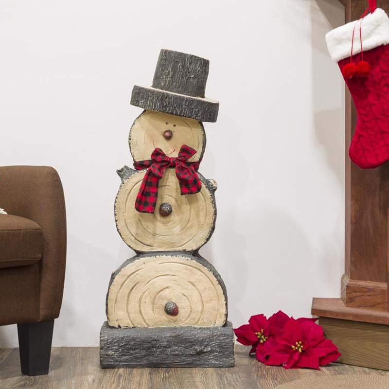 Décoration de table bonhomme de neige