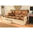 Stratford Full 79" Futon Frame and Mattress with Drawer Set-1607813737-1607813732