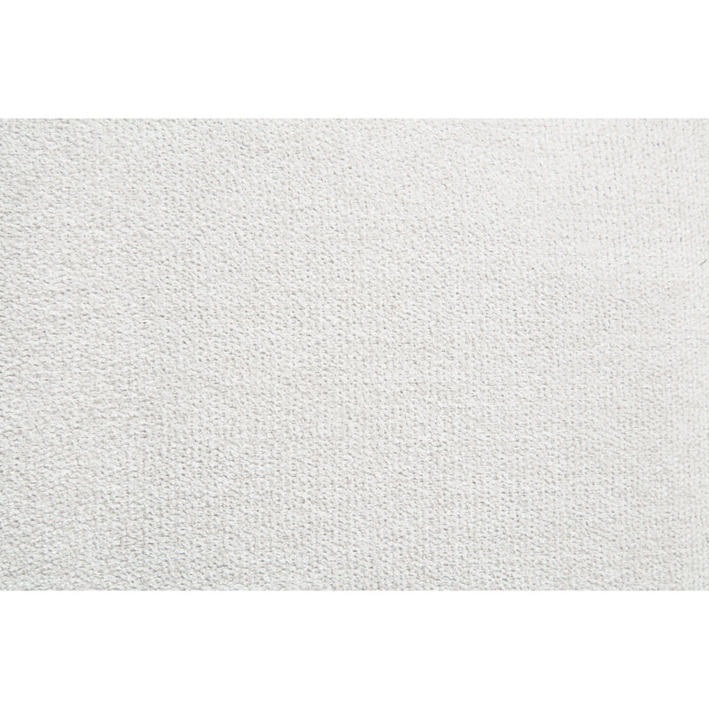 Charmant fauteuil en lin blanc - structure intérieure en bois, siège à ressorts ensachés, conception charmante, coussins décoratifs pour chaise Grace