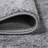 Asal Haze Solid Low-Pile Gray Rug-409400699