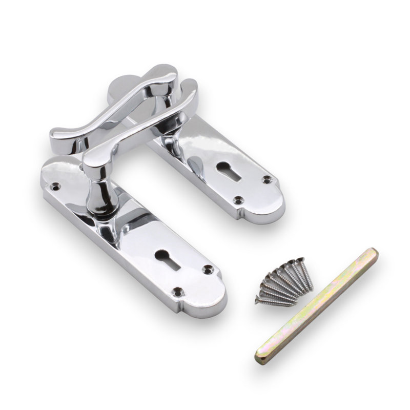 Oakley (S-Type) Lock Lever Handle Polished Chrome