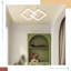 2-Light Square Cross Flush Mount - 3000K-951429984
