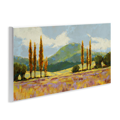 Countryside with Dabbled Pastels Wall Plaque, design by Trevor Copenhaver
