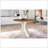 Mid-Century Solid Wood  Round Dining Table For Small Places, Walnut Table