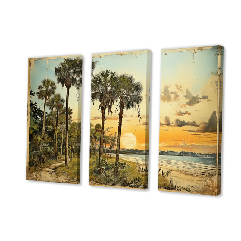 Newdale - Florida, ensemble d'impression sur toile, H 32 po x l 48 po x P 1 po