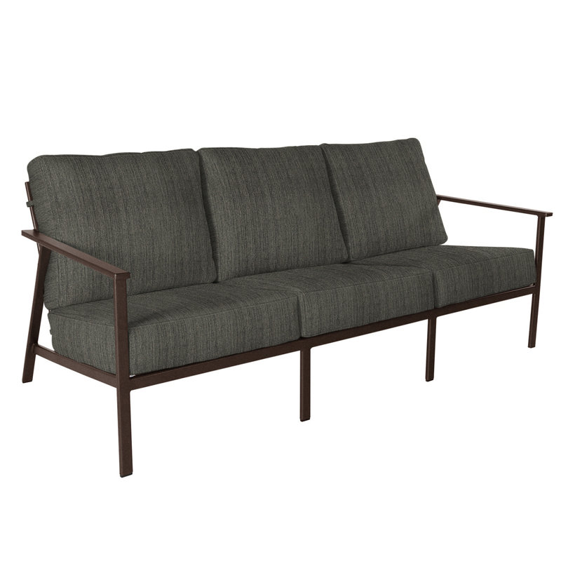 Marin Outdoor 3 - Seat Patio Sofa, Copper Creek, Alcazar Redwood