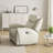 Timeless Transitional Leather Recliner - Wide Seat Manual Recline, Solid Wood Frame & Contour Arms for Ultimate Living Room Comfort-935281135