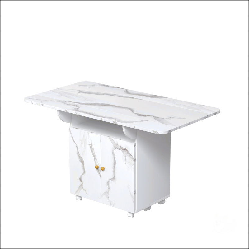 Table de salle à manger pliante en bois 47 po