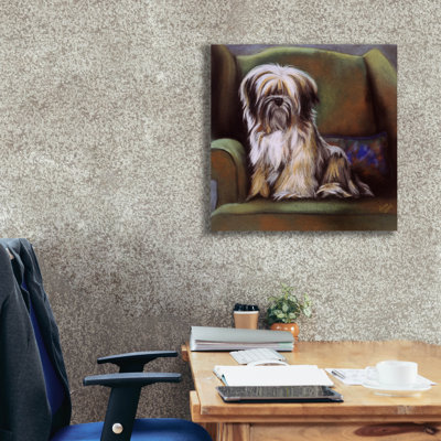 «Tibetan Terrier» par Barbara Keith, art mural sur toile