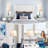 Touch Control Table Lamp For Bedrooms 3 Way Dimmable White Drum Shade Modern Bedsides Nightstand Lamp Set Of 2 With 2 USB Charging Port(Bulbs Included)-1656611998-1638520889