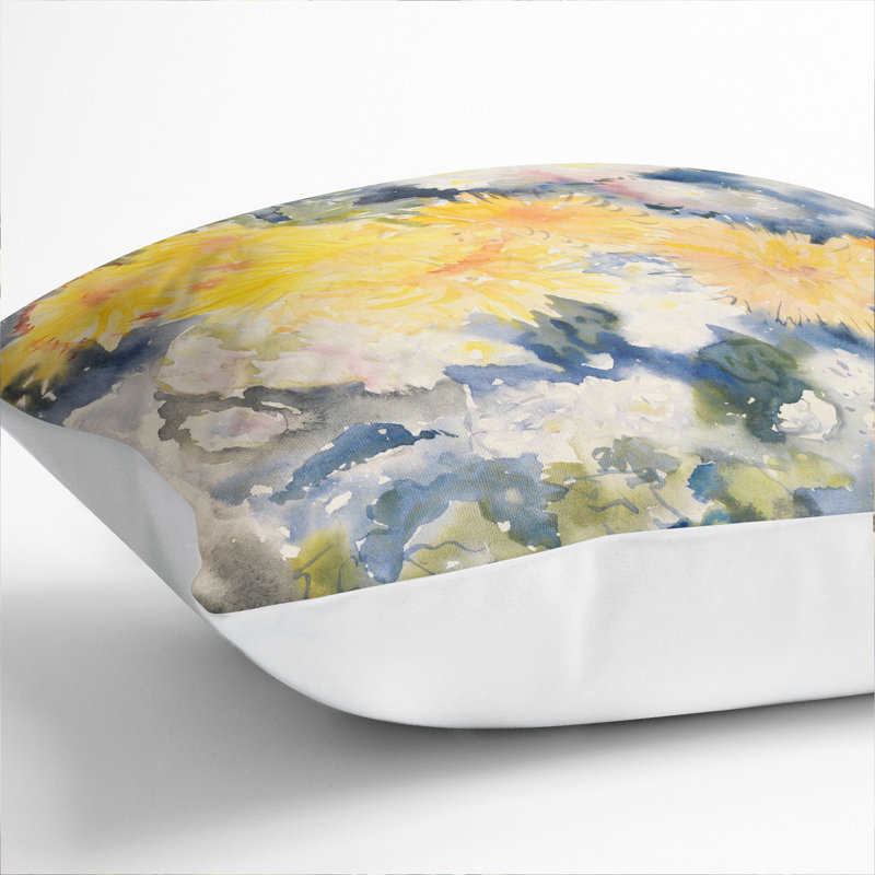 Square Cushion, 55cm H x 55cm W x 20cm D, White