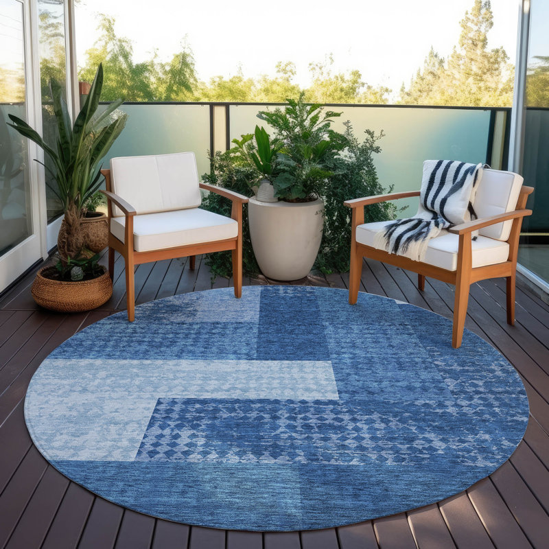 Aleg Area Rug, Round 8'