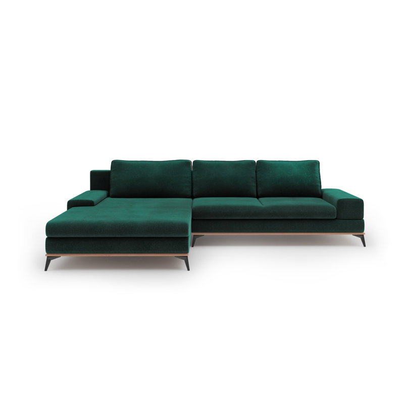 Cuiksa 5 Seater Sofa Bed, Green, Left Hand Facing