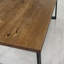 Isaias Oak Solid Wood Top Metal Base Dining Table-2100816753-2100816754