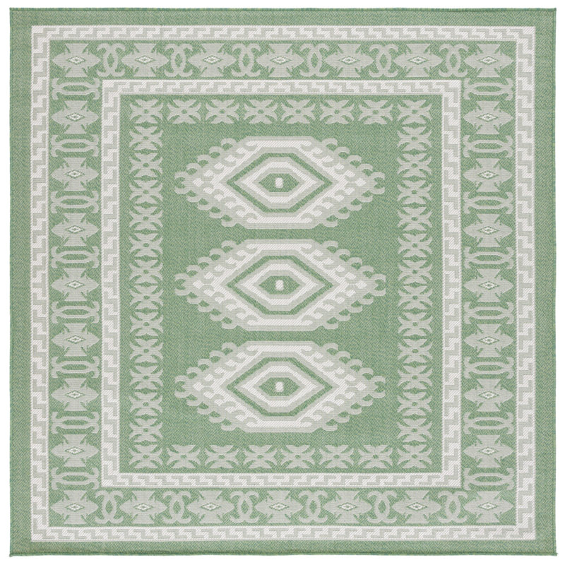 Tapis d'intérieur / extérieur lavable à la machine Mashanda, Carré 6 pi 7 po