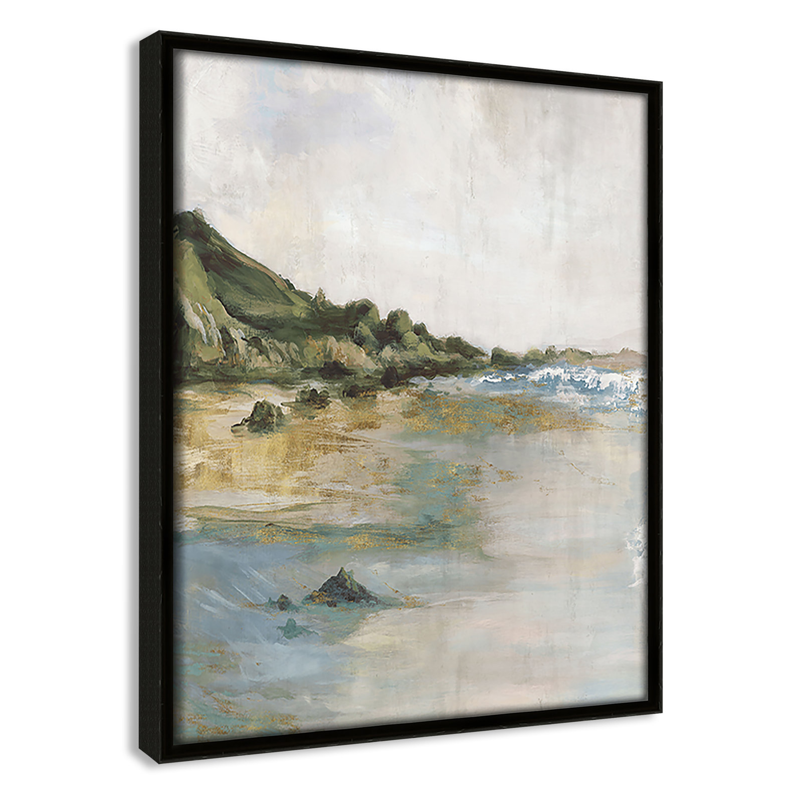 Cordoba "Tide's Edge" Print, Espresso, 11.5" H x 9.5" W