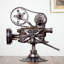 Collectible Recycled Metal Movie Theater Sculpture