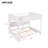 Bunk Bed With Storage Shelves And Usb Charging On Side-1006693272