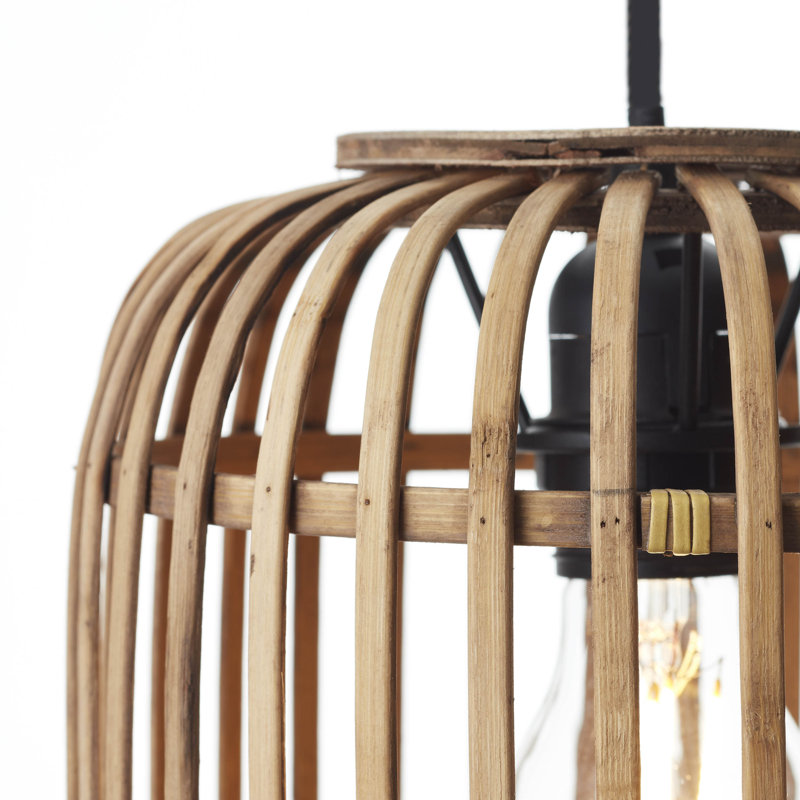 Algerine 3 - Light Kitchen Island Pendant, Brown