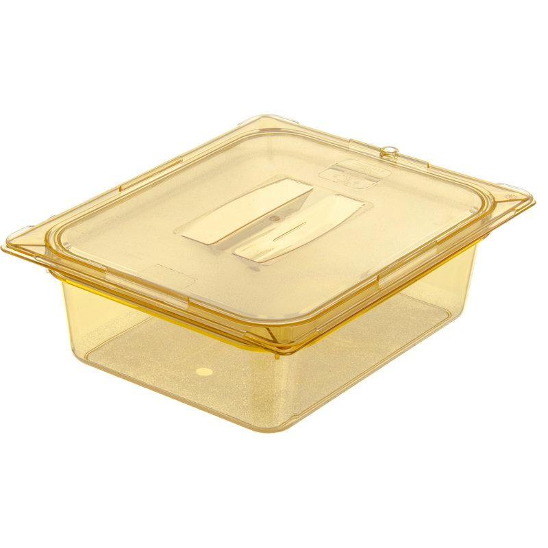 Couvercle rectangulaire Universal ™ en plastique jaune