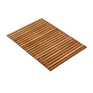 Teak Wood Folding Bath Shower Mat