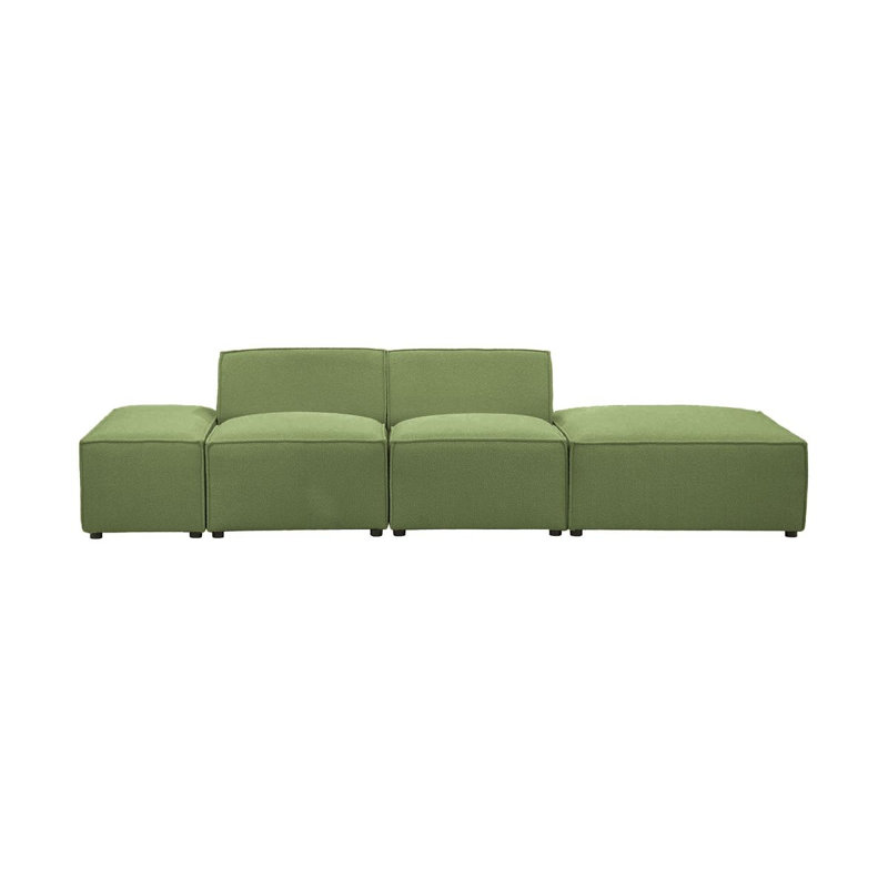 Ridaan 4 Seater Sofa, Green