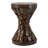 Artisanal Hourglass Side Table with Mosaic Texture