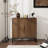 Narrow Wood Entryway Console Table With 2-Door Cabinet Storage-107173453