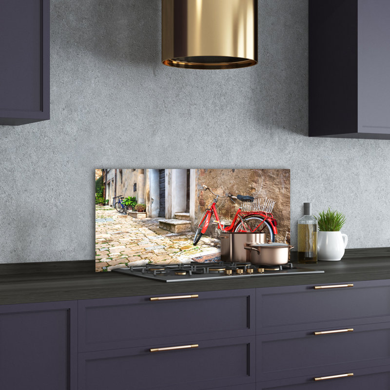 Linfante 50cm W x 100cm L Glass Peel and Stick Panel