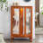 Lighted 2-Door Curio Cabinet With Tempered Glass Doors And Mirrored Back Panel – Adjustable Shelves Display Case For Home Or Office, White-525678614