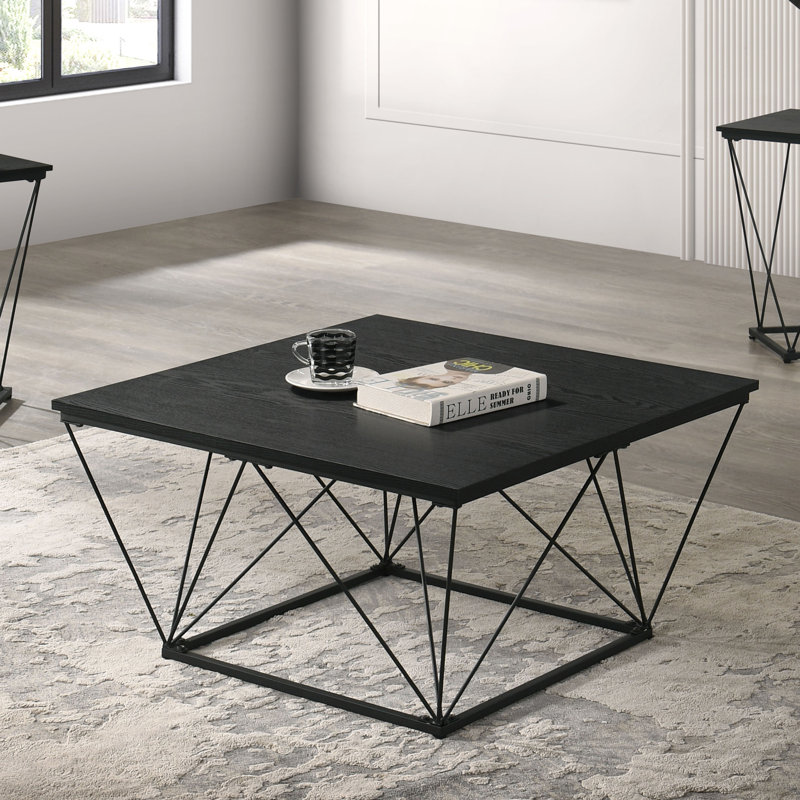 Ensemble de tables basses 3 pièces Adou, Noir