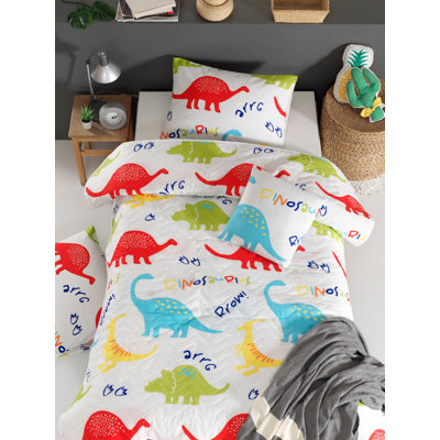 Syverson No Pattern Bedspread with Pillowcases Included