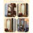 Mid-Century Wavy Edge Solid Wood Full-Length Mirror