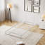 Structure de lit basse - lit simple - plateforme en métal robuste de 6 pouces, sommier à matelas, aucun sommier requis, silencieux, blanc-1010848549-1010848547