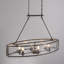 Lustre pour îlot de cuisine à 6 lumières à intensité variable Jairdan-1345220388
