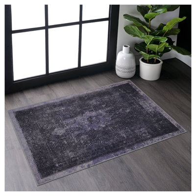 Tapis lavable MAVAL Anthracite